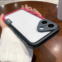 Contrast Splice Color Frame Case (For iPhones)