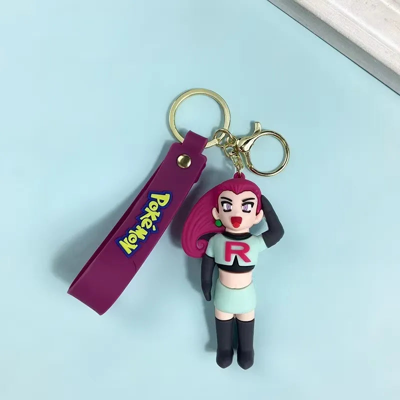 Classic Pokémon Character 3D keychain