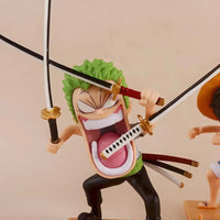 One Piece Hunger Triple Action Figure Set (15 cm)