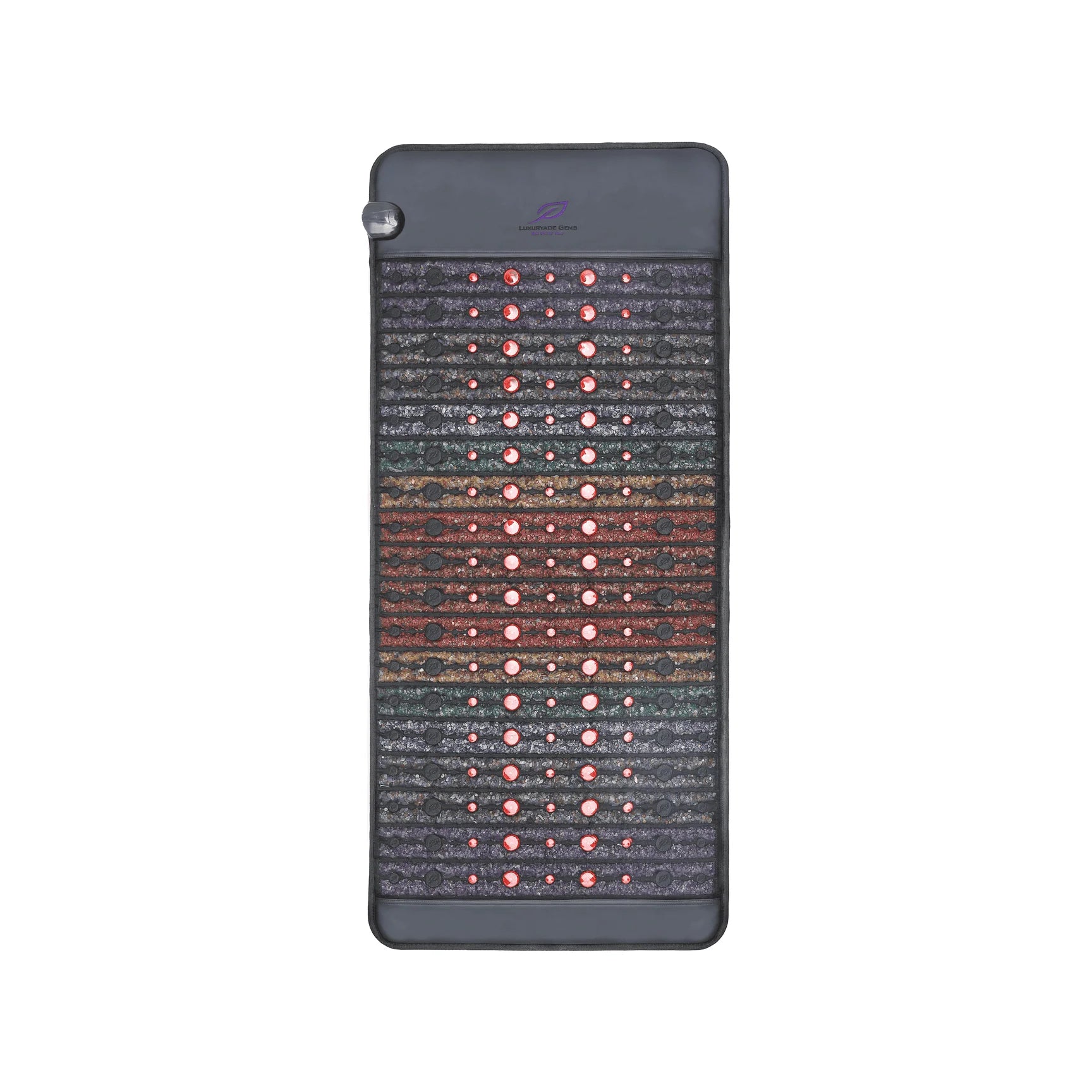 Luxuryade A050 Heating Infrared Bio NIR Mat Amethyst Crystal Tourmaline PEMF Therapy Photon Red Light Body Massage Mattress - Bear Hugs