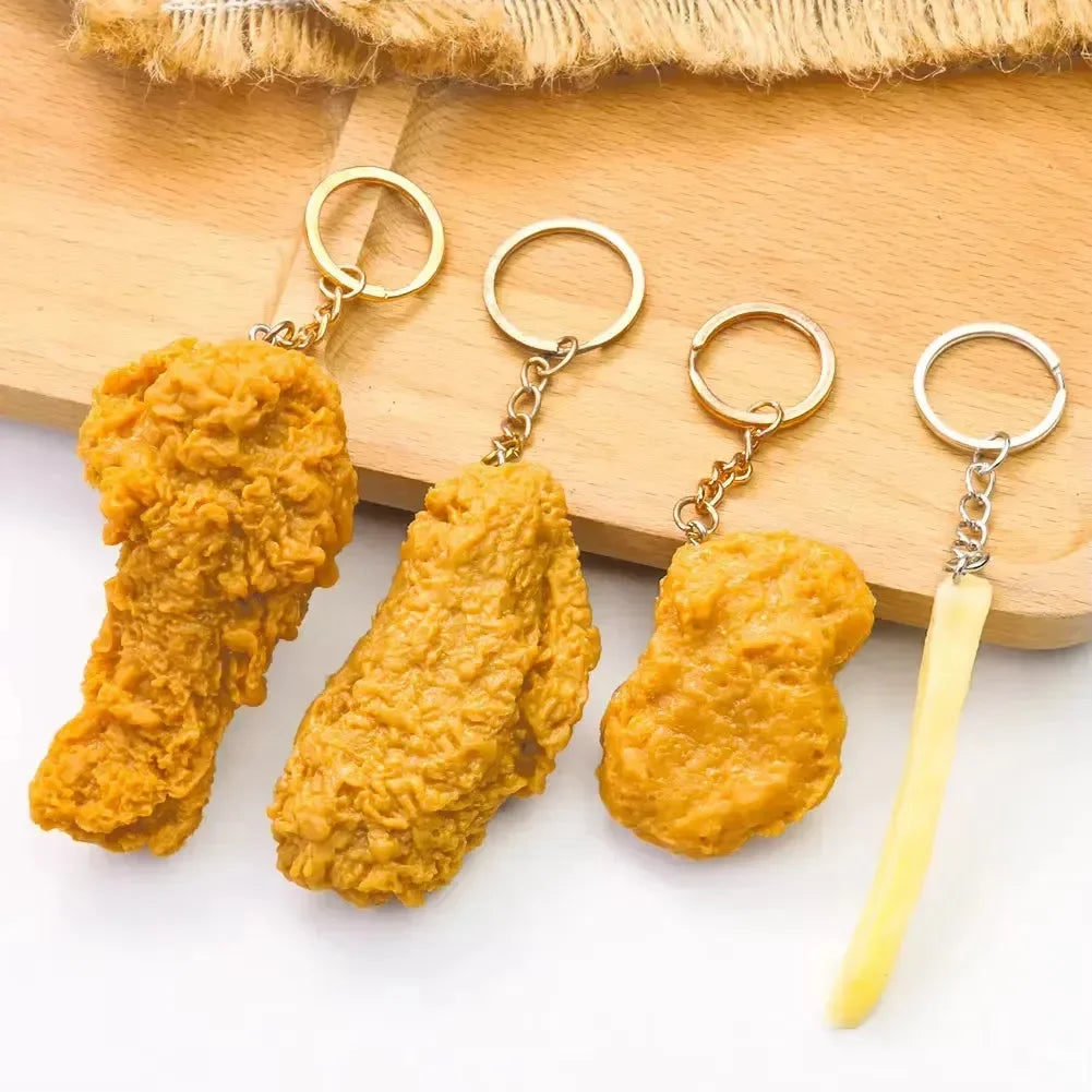 Fry-Day Feast Fast Food Keychain