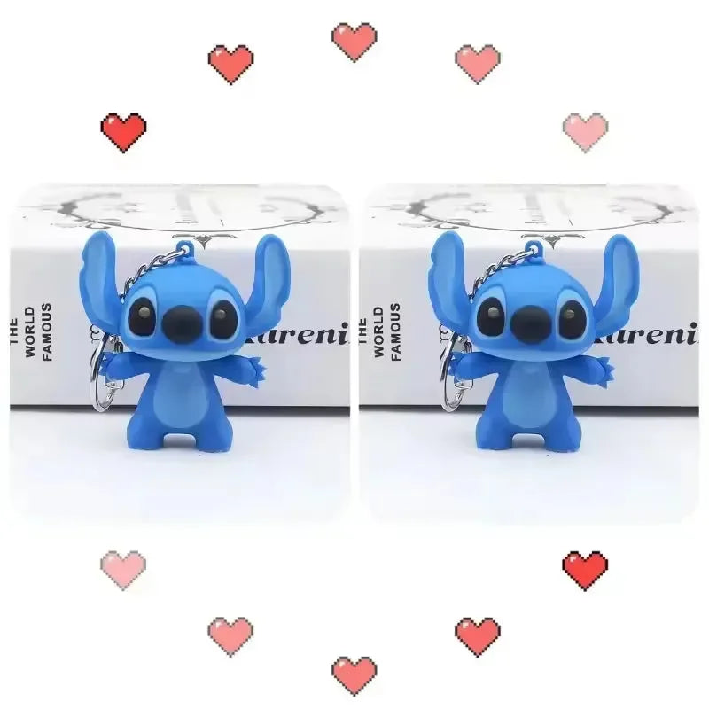 Luminous Love Notes Stitch Keychain