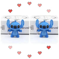 Luminous Love Notes Stitch Keychain