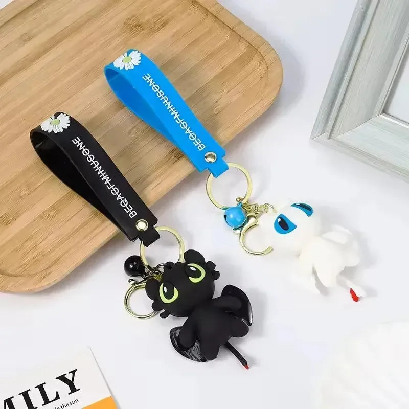 Night Fury Toothless Dragon 3D Keychain