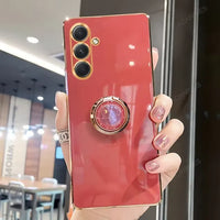 Luxury Plating Ring Case (For Samsung)