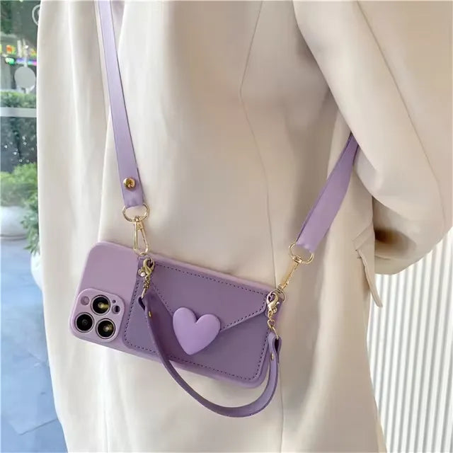 Korean Crossbody Bag Phone Case (For iPhones)