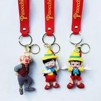 Wishing Star Pinocchio 3D Keychain