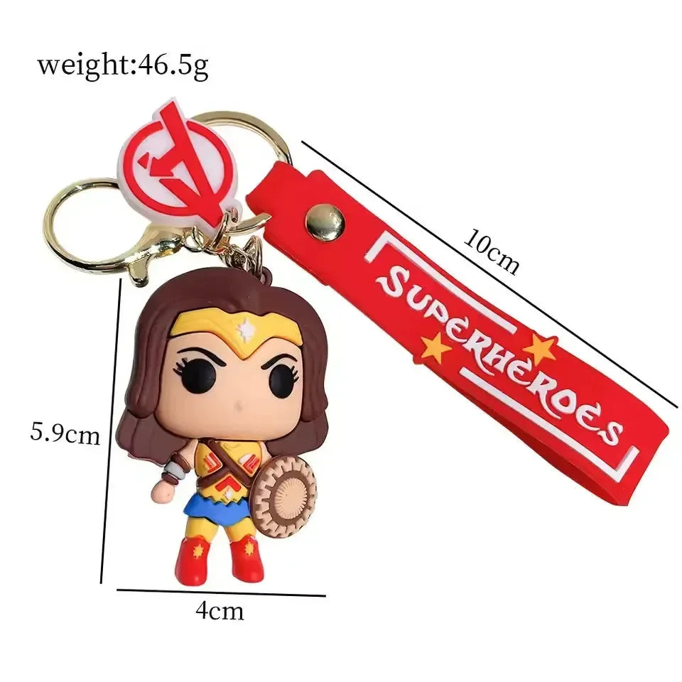 Superhero Squad Figurine Keychain