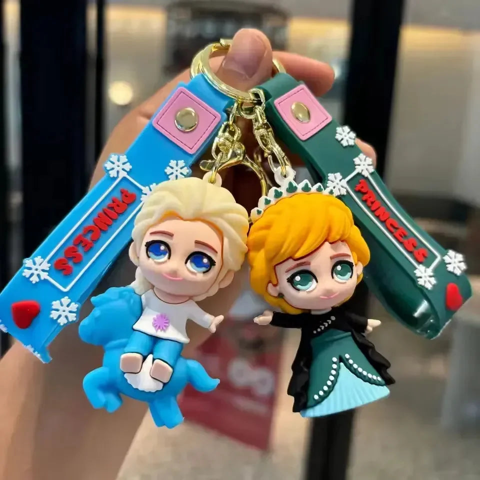 Frozen Princess Crew 3D Keychain