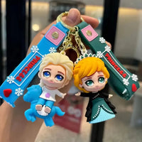 Frozen Princess Crew 3D Keychain