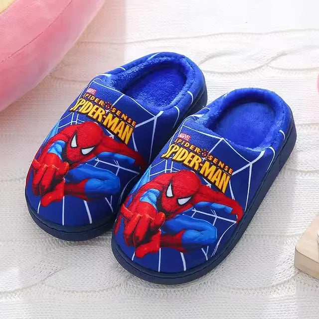 Spiderman Cartoon Comfy Slippers