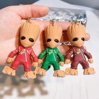 Groot Groovy Guardians Keychain
