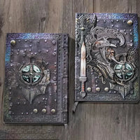 Warrior's Writ 3D Embossed Leather Notebook