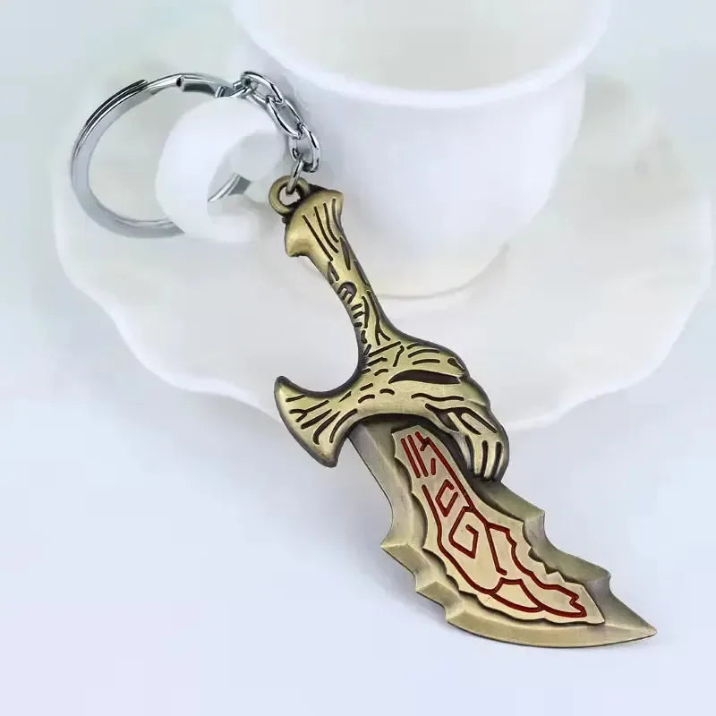 Kratos Blades Of Chaos GOW Keychain