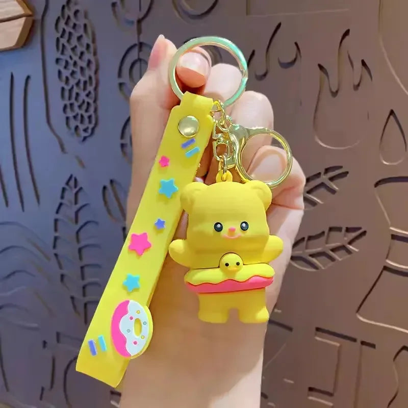 Sweet Glee Butter Bear 3D Keychain