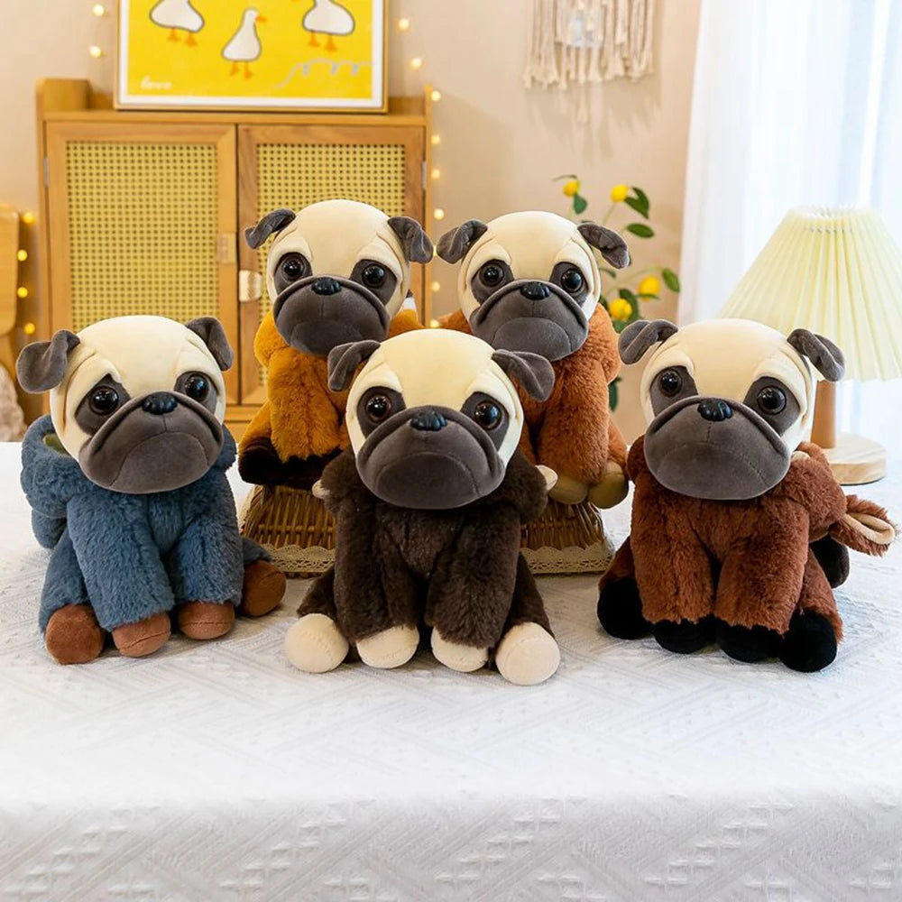 25CM Creative Hat Shar-pei Dog Plush Toy Other Animal Dress Up Hat Can Be Taken Off Into A Dog Doll Children's Birthday Gift - Bear Hugs