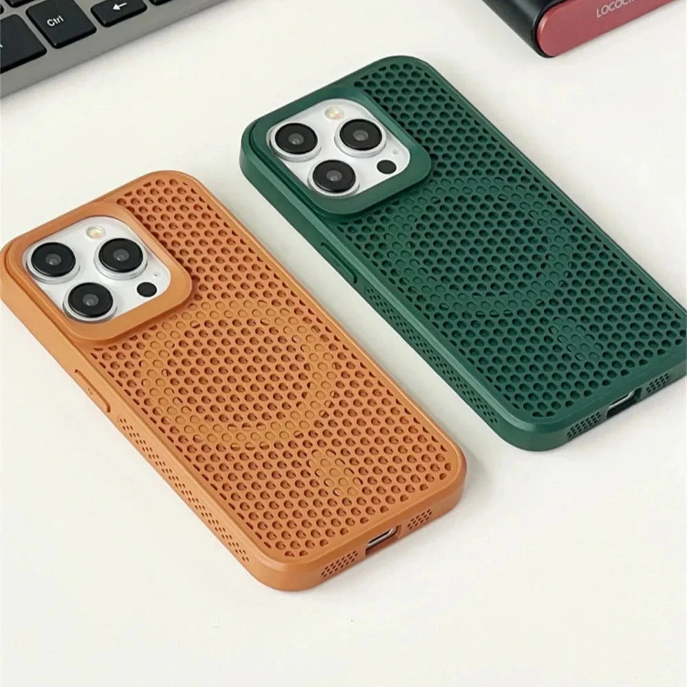 Luxury Matte Heat Dissipation Case (For iPhones)