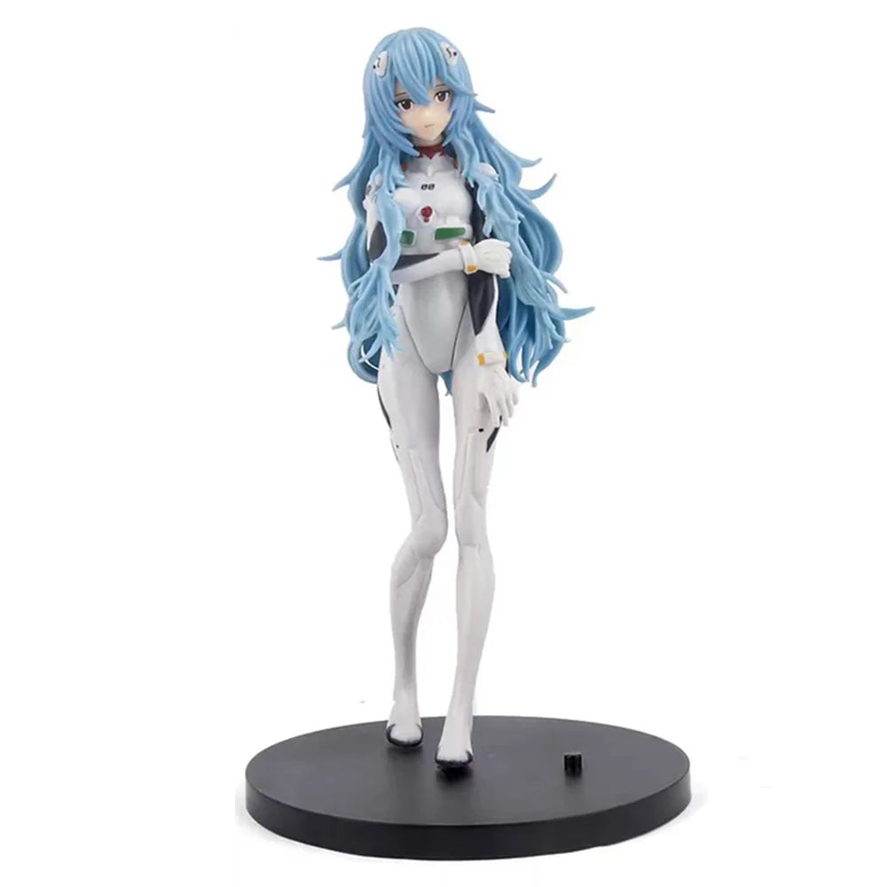 Genesis Evangelion Anime Figure EVA Ayanami Rei Asuka Two-Dimensional Model Chassis Desktop Ornament Gift Doll Toys - Bear Hugs