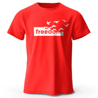 Freedom Letter Printed T-Shirt