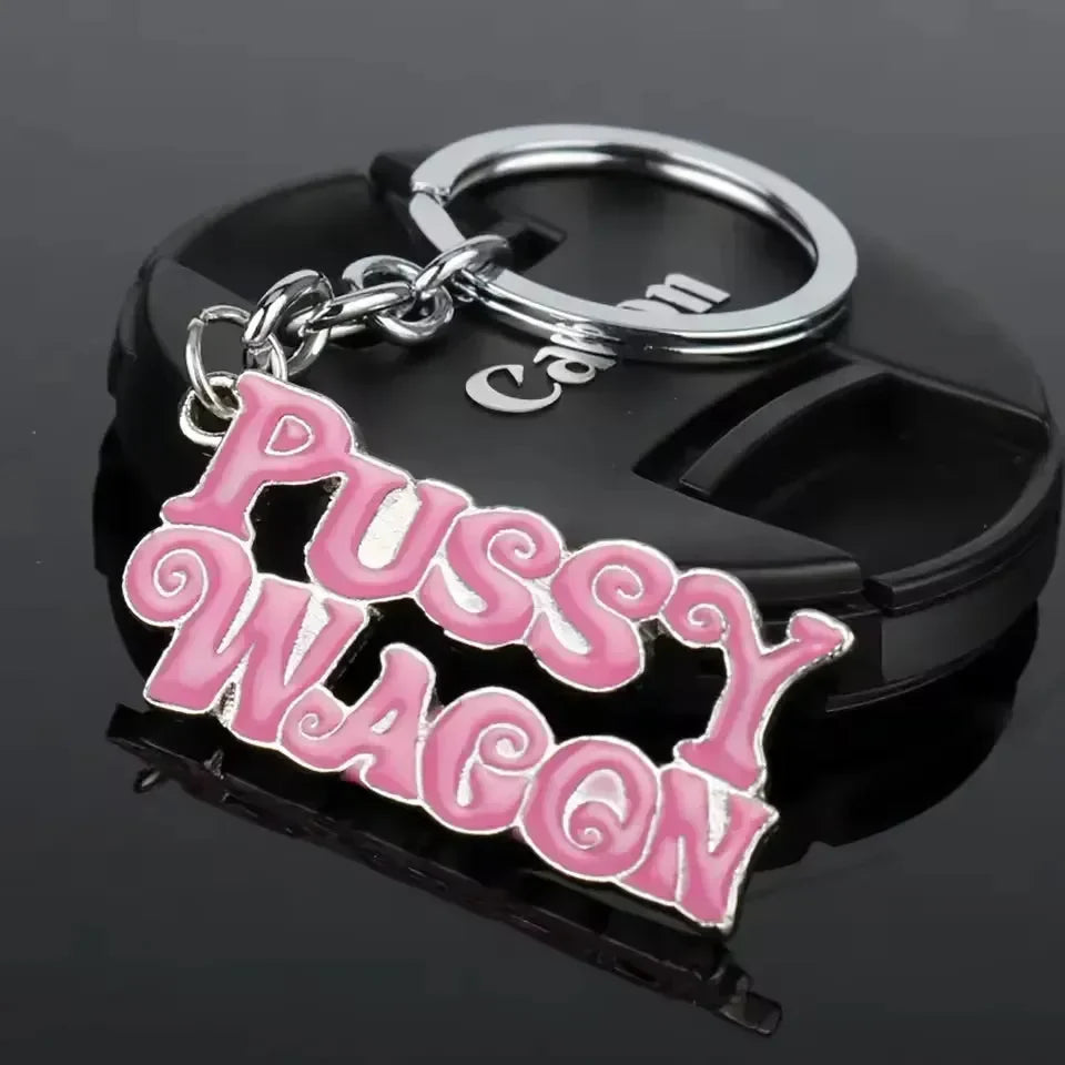 Pussy Wagon Vixen Vibes Keychain