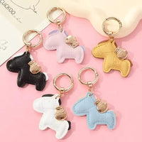 Galloping Charm Horse Keychain