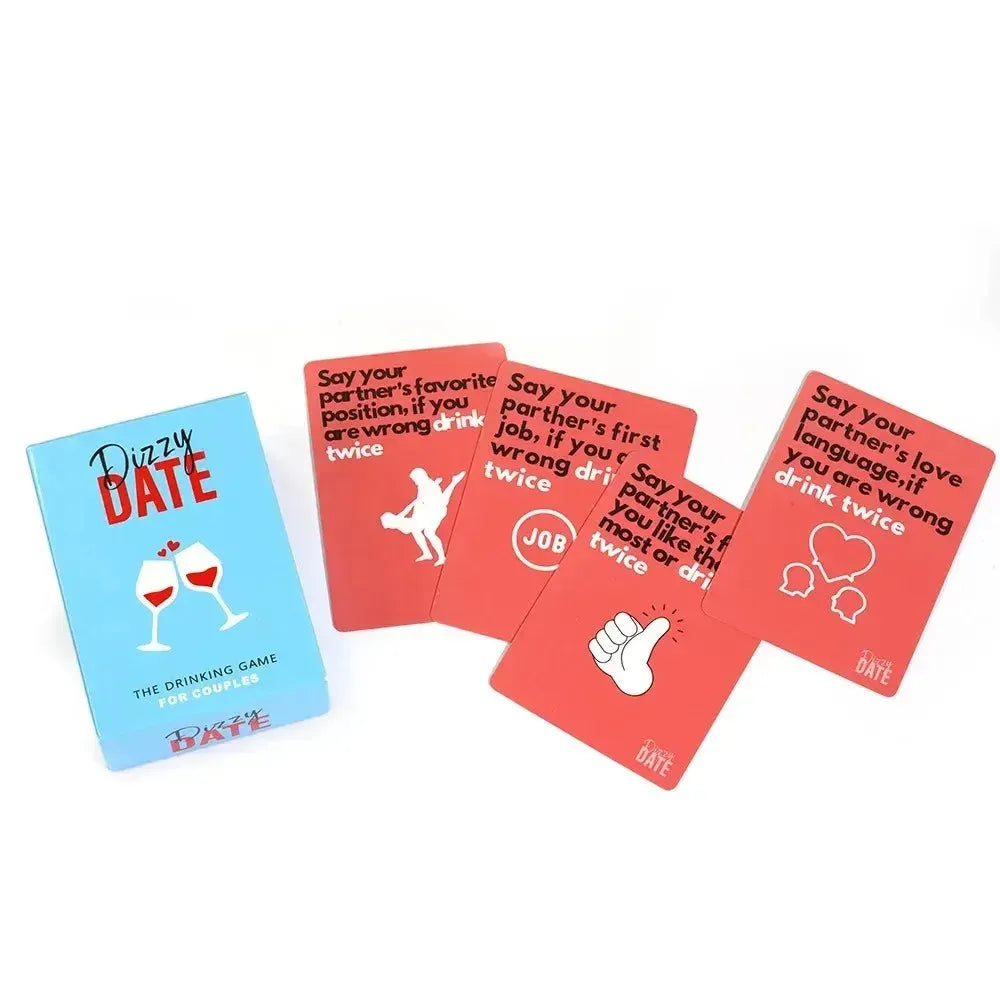 Dizzy Date Couple Card Game