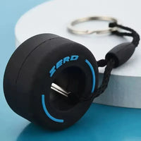 F1 Racing Tyre 3D Keychain