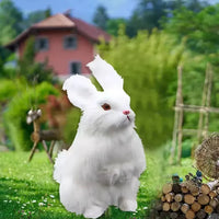 Real Looking Stuffed Rabbit (22 cm)