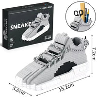 Streetwear HypeSneaker 3D Micro Building Blocks