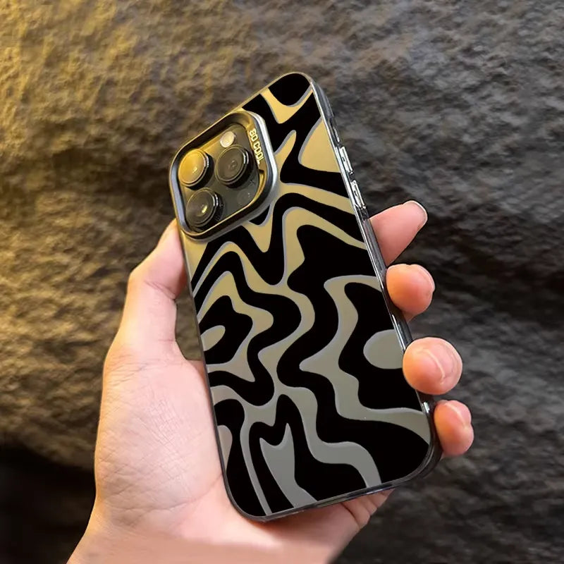 Striped Matte Texture Phone Case (For iPhones)