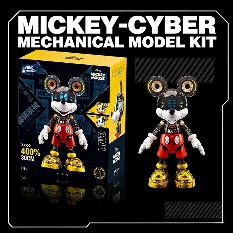 Disney 30cm PLEYERID MICKEY AND FRIENDS Mickey Mouse Donald Duck Mechanical Figures Assembly Model Toy Pop Toy Ornament Gift - Bear Hugs