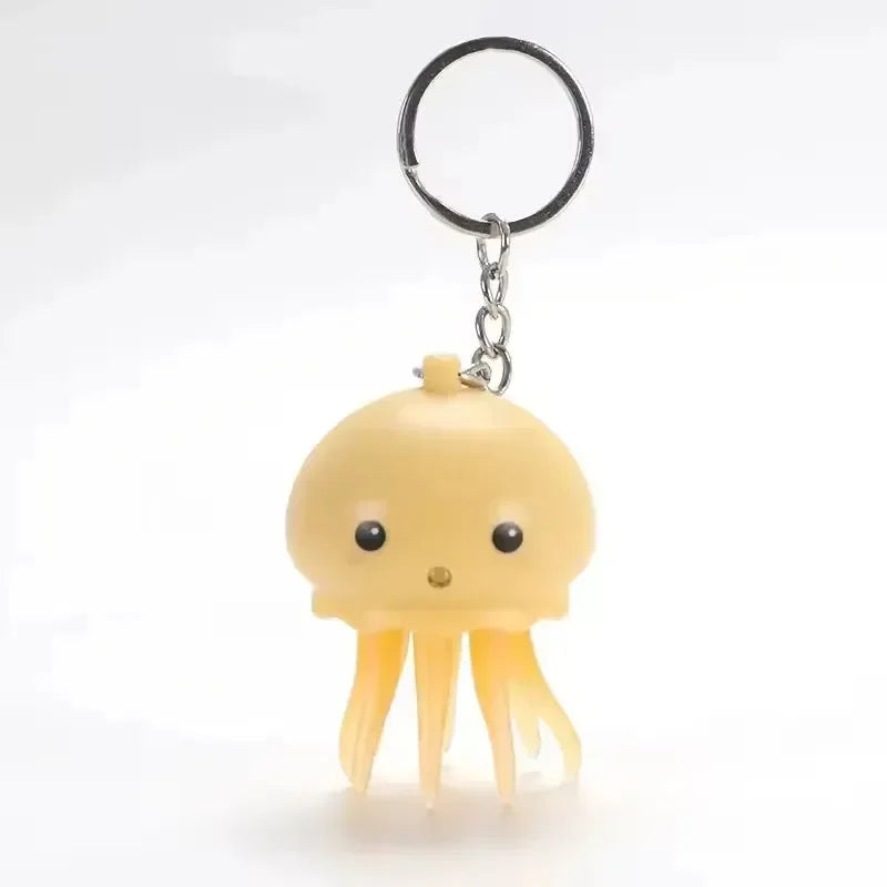 Glowing Jellyfish Keychain