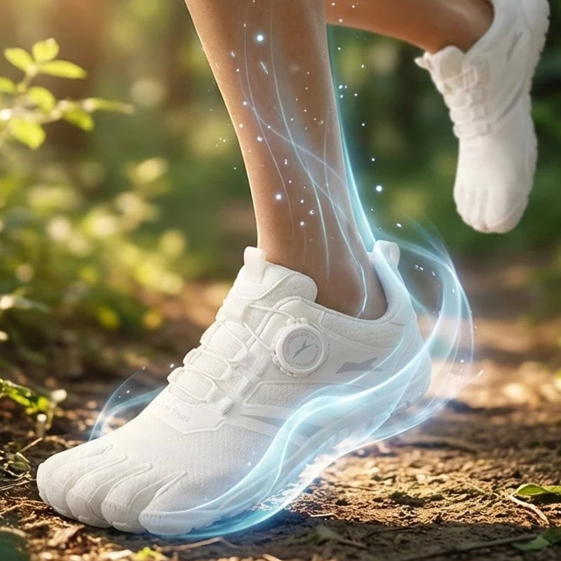 GallonShark Five-Toe Lightweight Barefoot Sneakers Outdoor Trail Shoes for Hiking Running Camping and Fitness - Bear Hugs