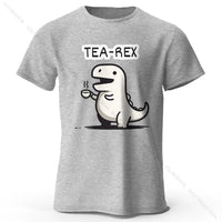 Tea-Rex Dinosaur Cotton T-Shirt