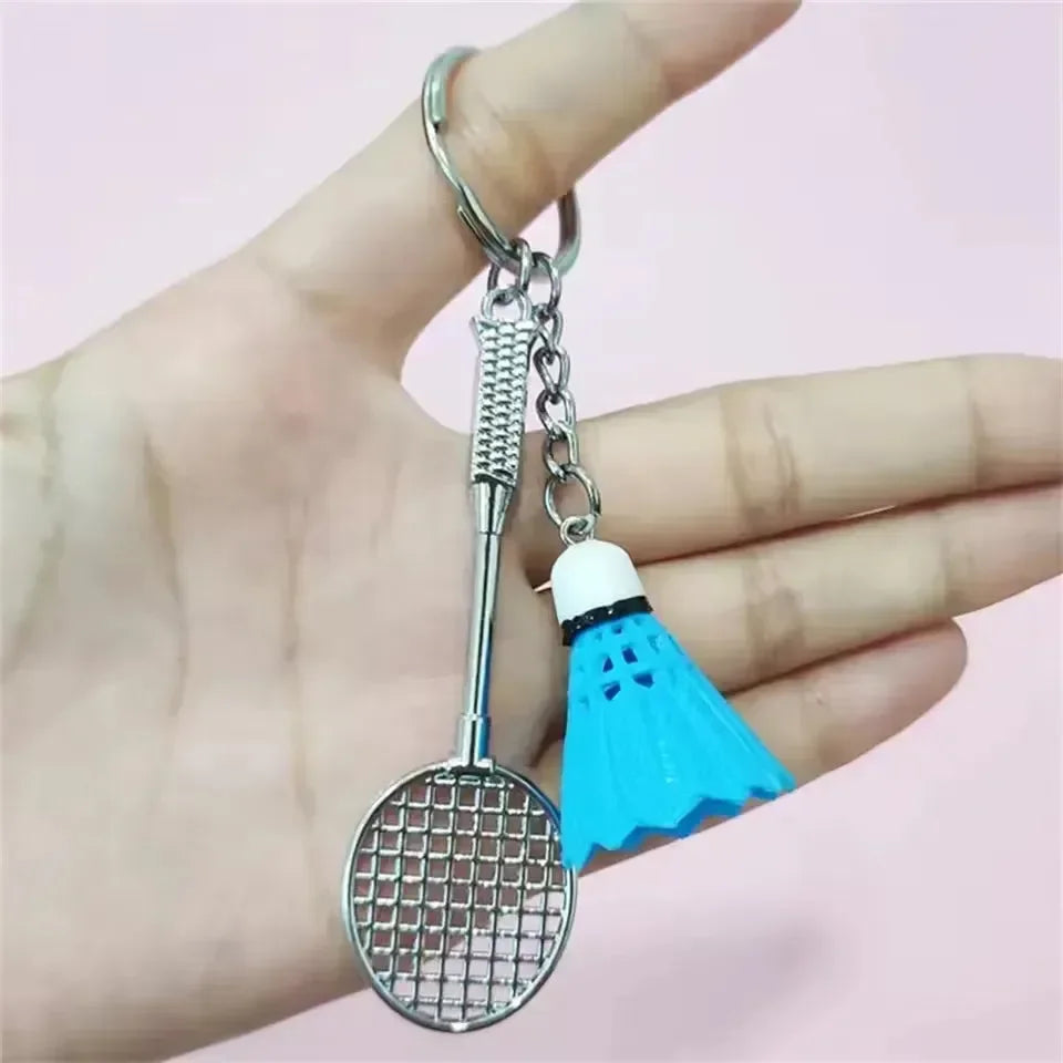 Smash Hit Badminton Racket Keychain