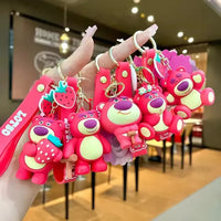 Berry Hugs Lotso Bear 3D Keychain