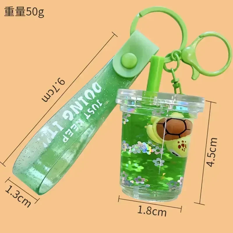 Bubble Reef Buddies Liquid Keychain