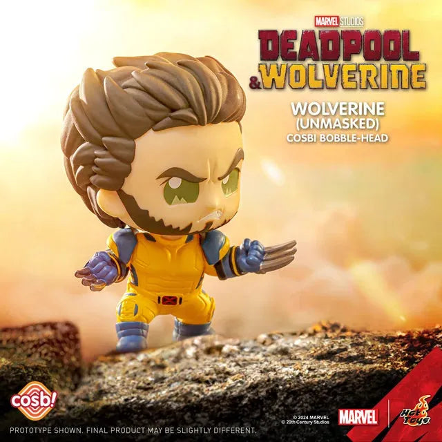 Deadpool vs Wolverine COSBI BobbleHead Figures