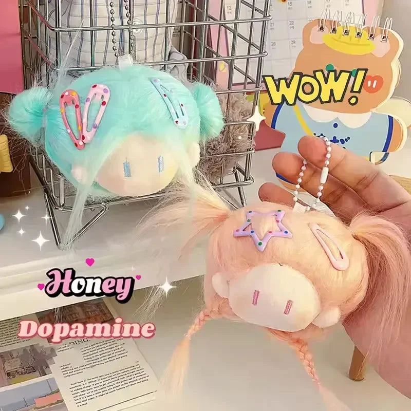 Wiggly Wonders Doll Head Keychain
