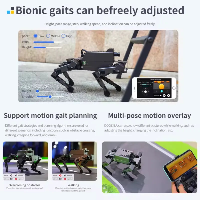 Dogzilla AI Programmable Robot Dog - S1 & S2 Model