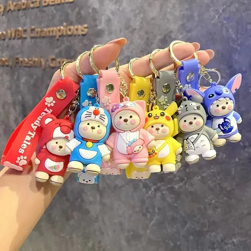 Teddy Tales Lena Bear Keychain