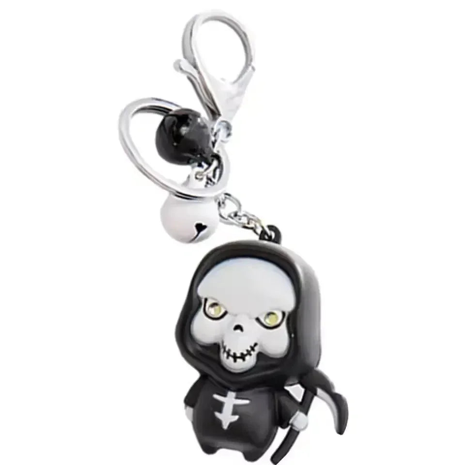 Glow & Sound LED Grim Reaper Keychain