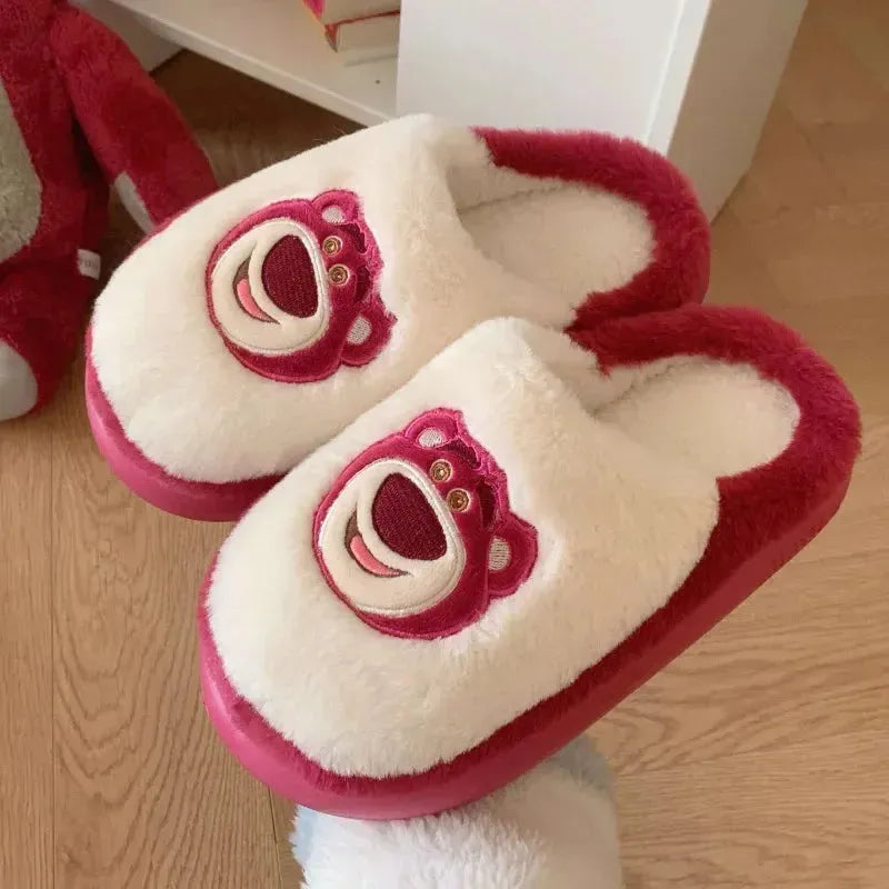 Lotso Winter Plush Slippers - Bear Hugs