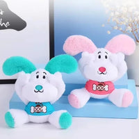 Adorable Puppy Plush Keychain