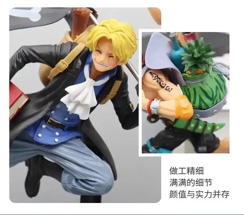 One Piece Anime Three Brothers Figurine (30 cm)