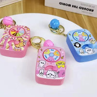 Turntable Game Console Keychain