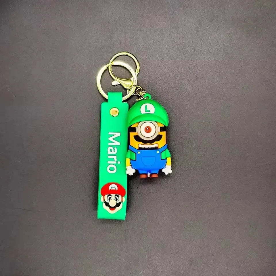 Mario & Minniun Mashup Keychain