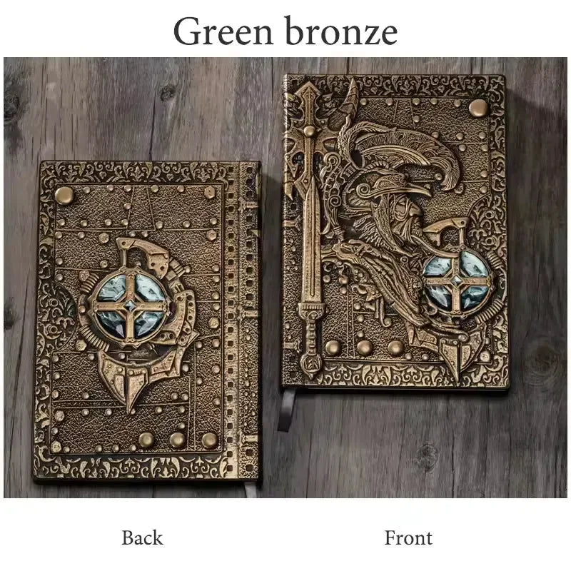 Warrior's Writ 3D Embossed Leather Notebook