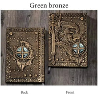 Warrior's Writ 3D Embossed Leather Notebook