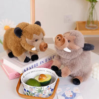 Fluffy Wild Boar Plushie Soft Toy - Bear Hugs
